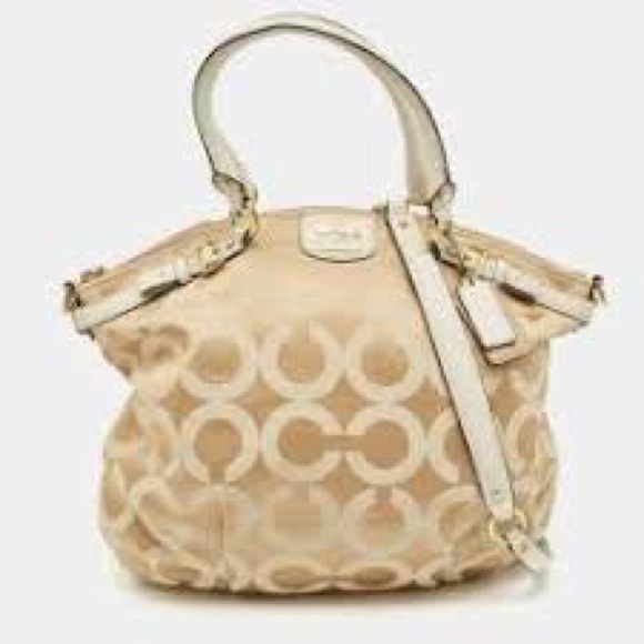 COACH ~ Op Art Snake Skin Detail ~EUC ~ Love at first site Dream Bag! - Picture 1 of 10